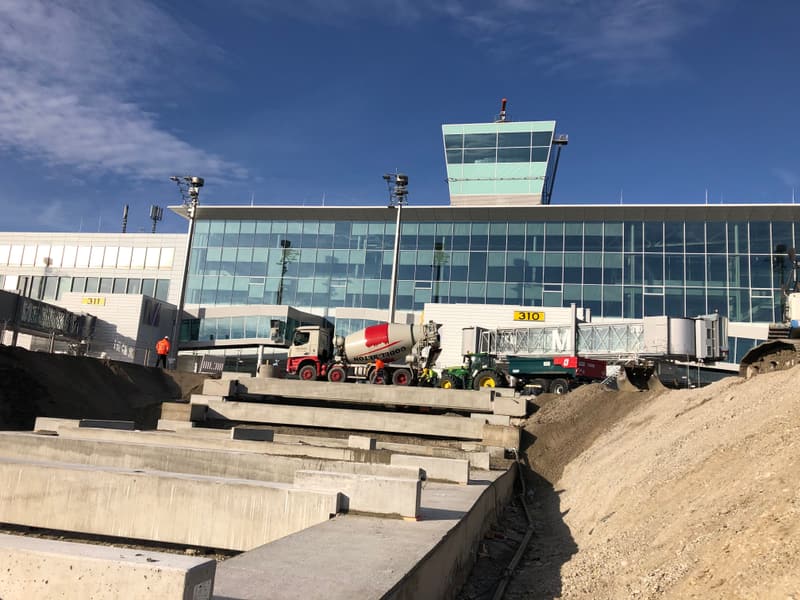 S-Bahn-Tunnel Erdinger Ringschluss am Flughafen München