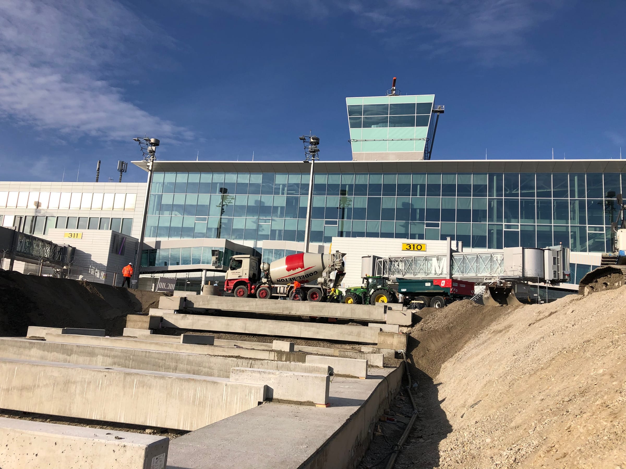 S-Bahn-Tunnel Erdinger Ringschluss am Flughafen München