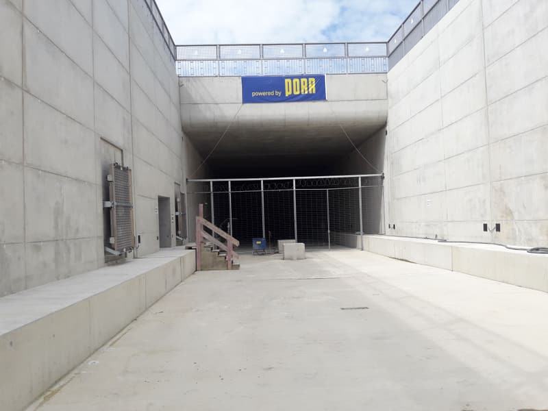 S-Bahn-Tunnel Erdinger Ringschluss am Flughafen München: Tunnelportal