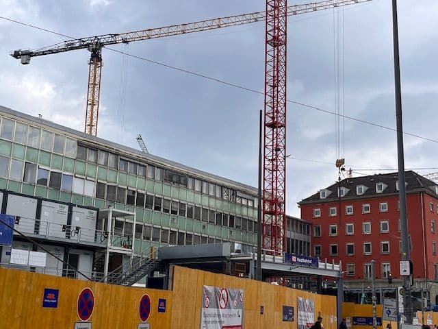 Baustelle am Hauptbahnhof