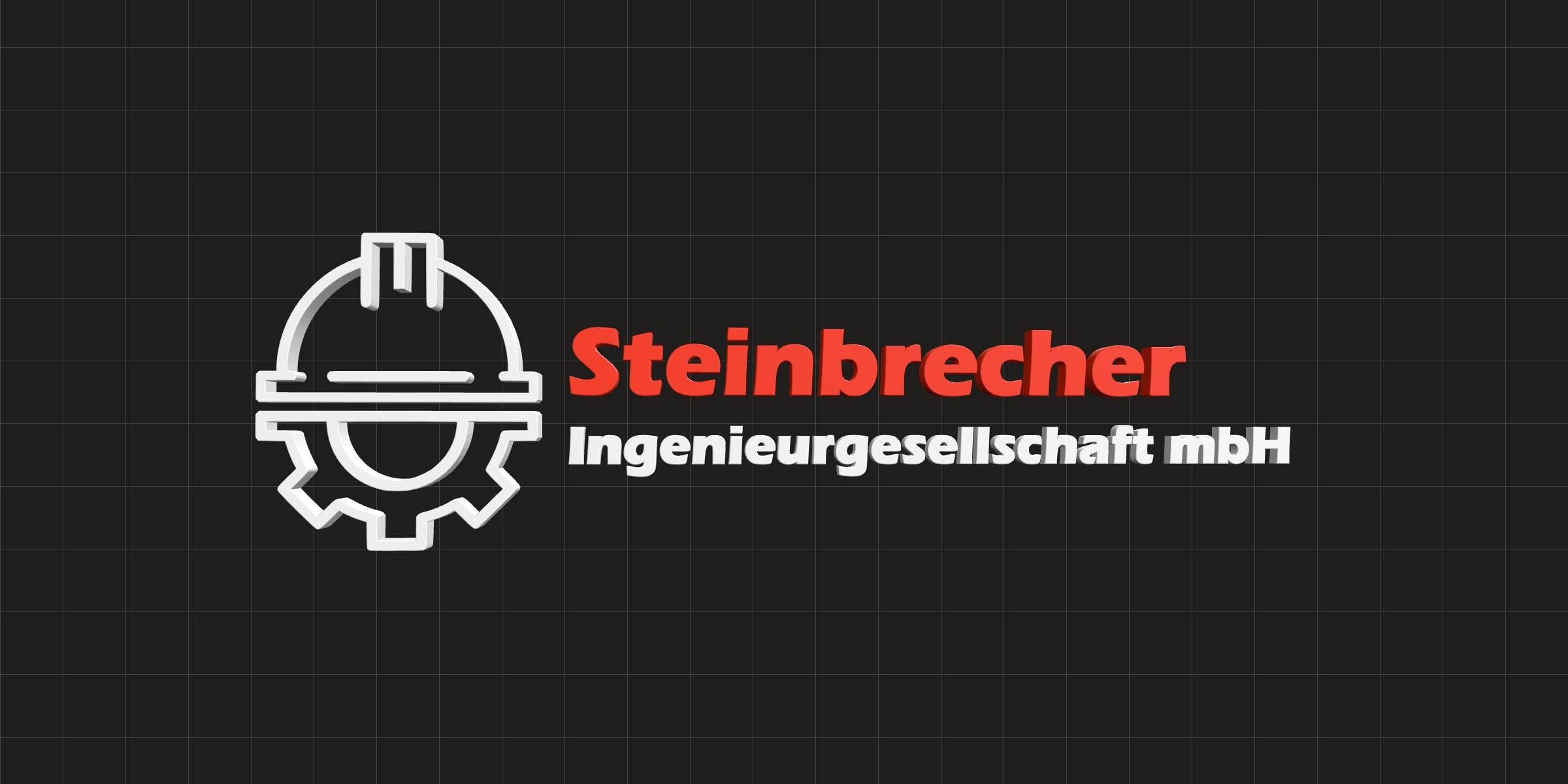 Logo der Steinbrecher Ingenieurgesellschaft in 3D