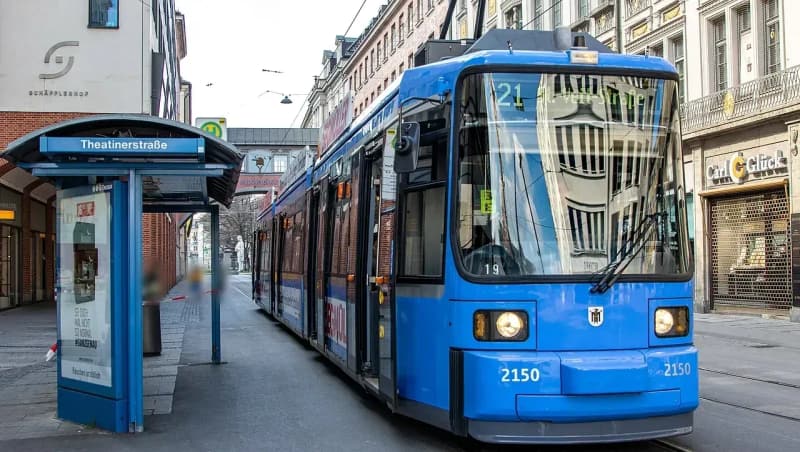 Symbolbild Tram München, kein Foto aus diesem Projekt