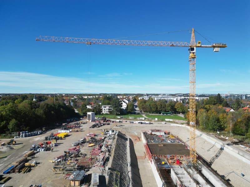Baugrube Bahnhof West