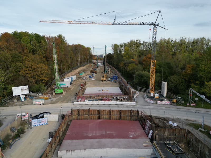 U-Bahn-Verlängerung U6 nach Martinsried: Ostkopf mit Deckel